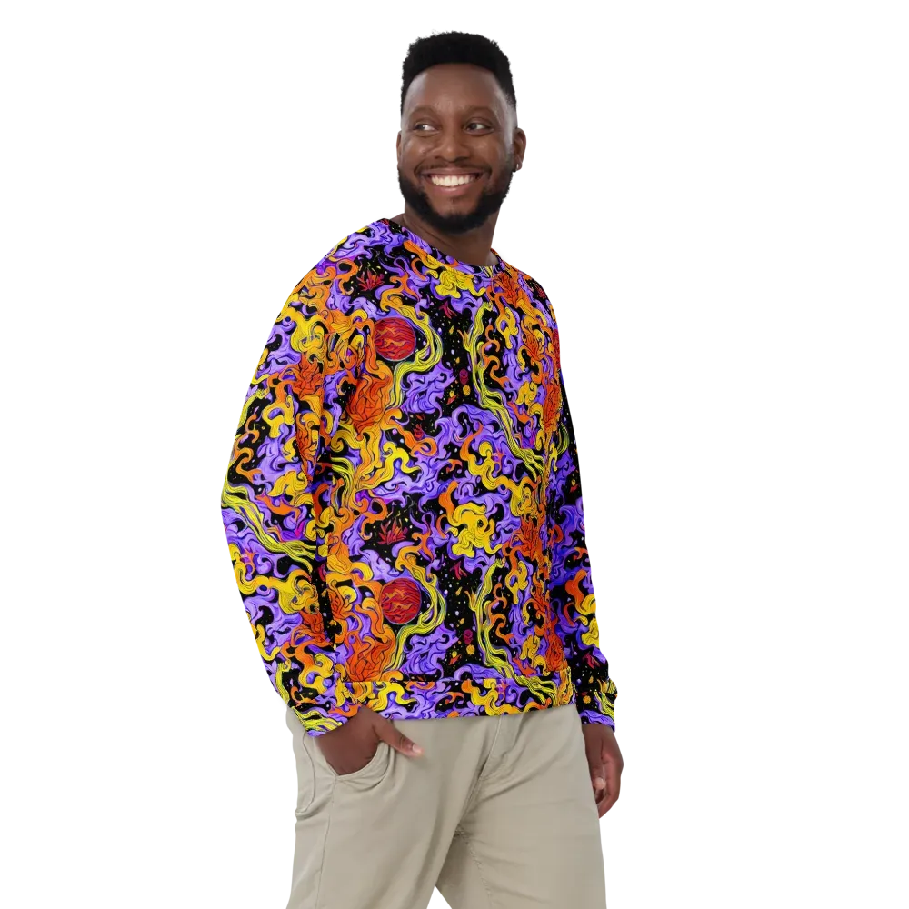 Bosschaert Swirl on Sweatshirt — Front