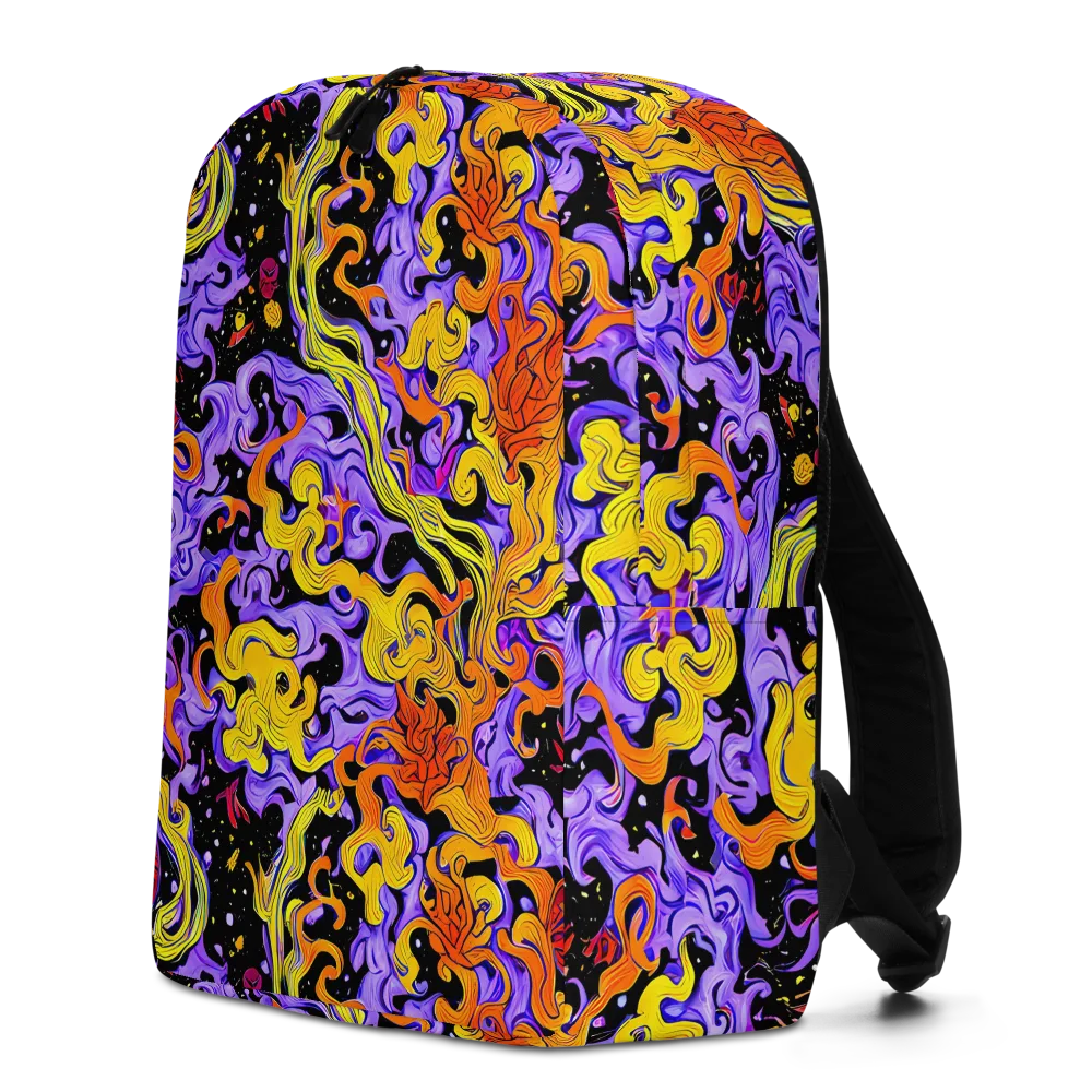 Bosschaert Swirl on Minimalist Backpack — Left