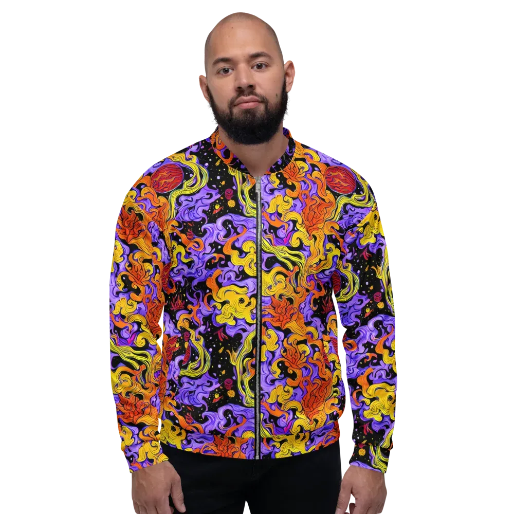 Bosschaert Swirl on Bomber Jacket — Front