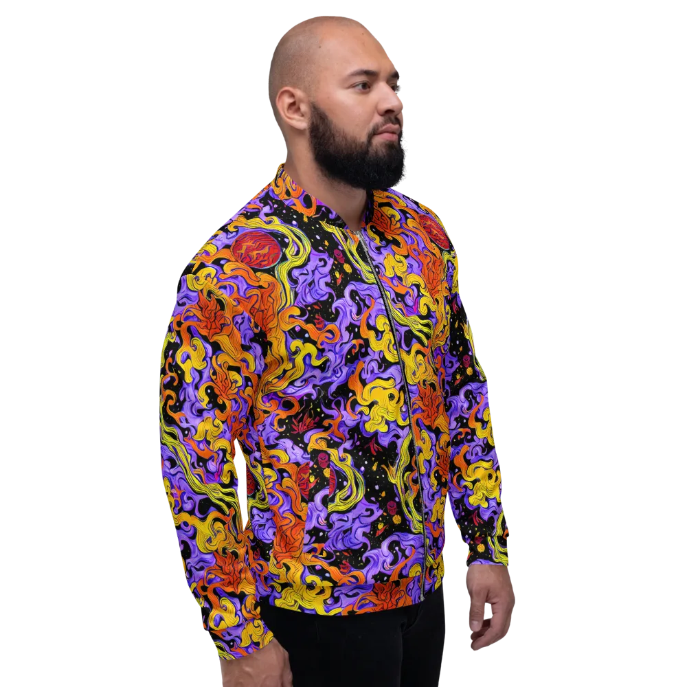 Bosschaert Swirl on Bomber Jacket — Right