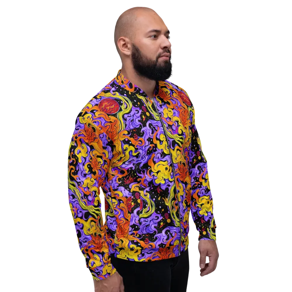 Bosschaert Swirl on Bomber Jacket — Right