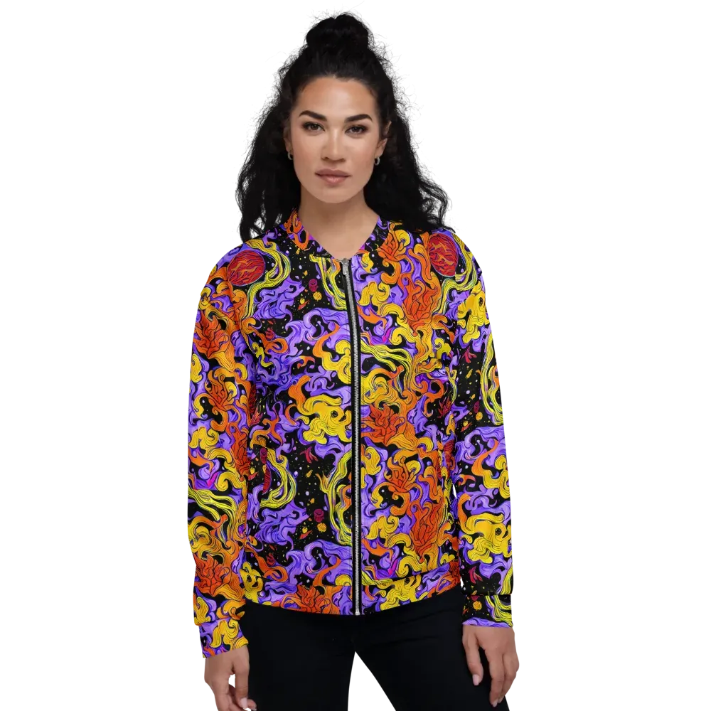 Bosschaert Swirl on Bomber Jacket — Front
