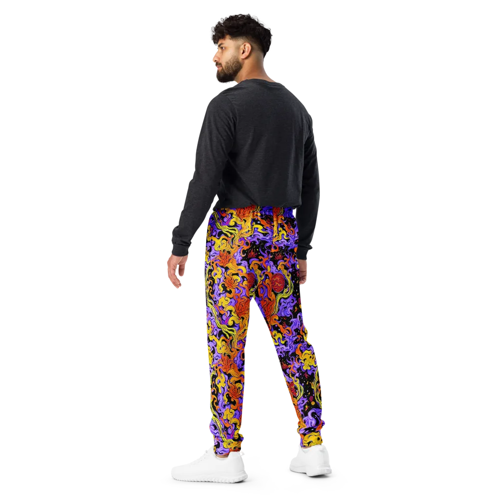 Bosschaert Swirl on Men's Joggers — Back
