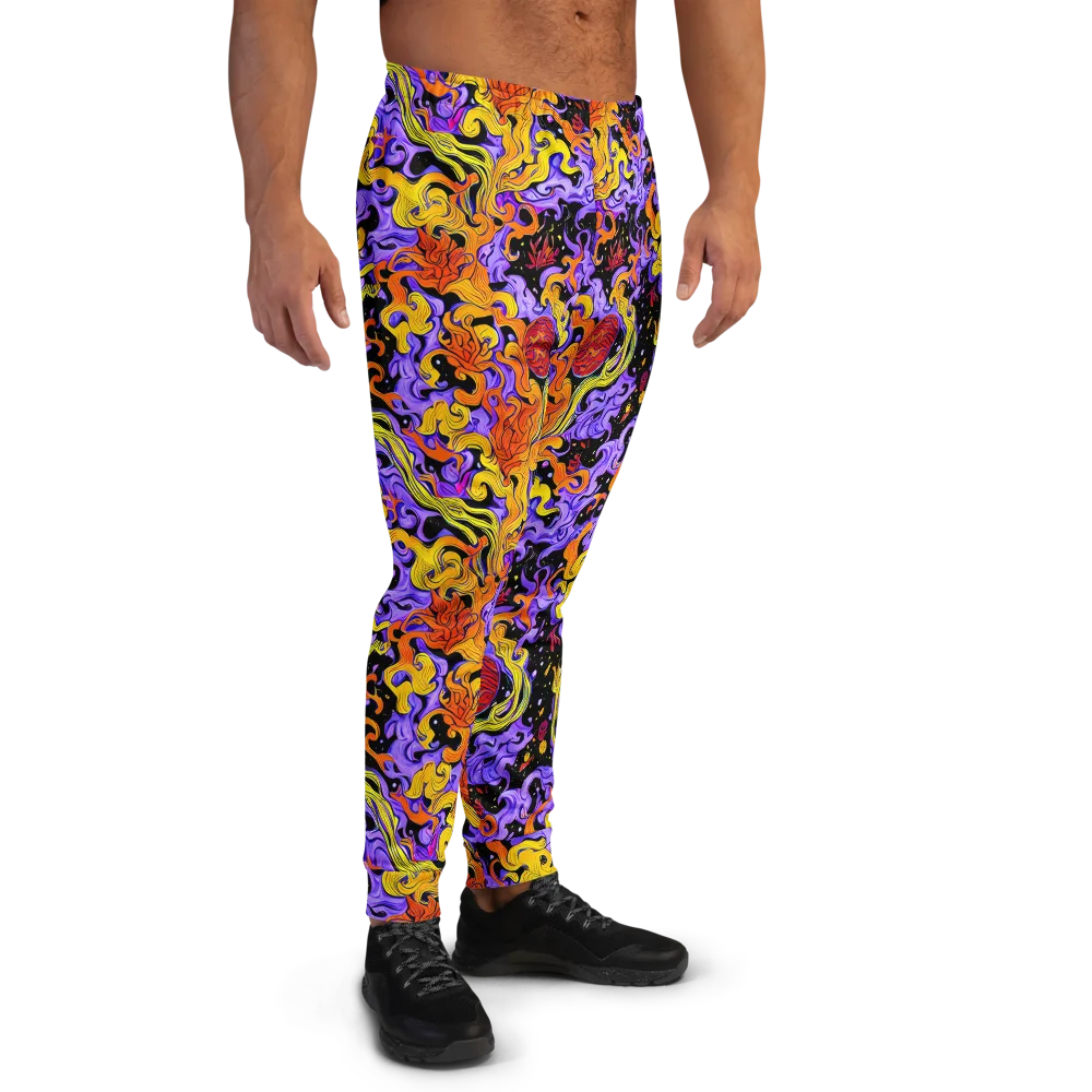 Bosschaert Swirl on Men's Joggers — Right
