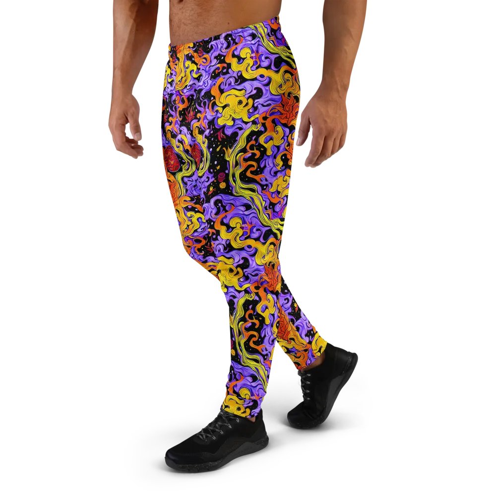 Bosschaert Swirl on Men's Joggers — Left