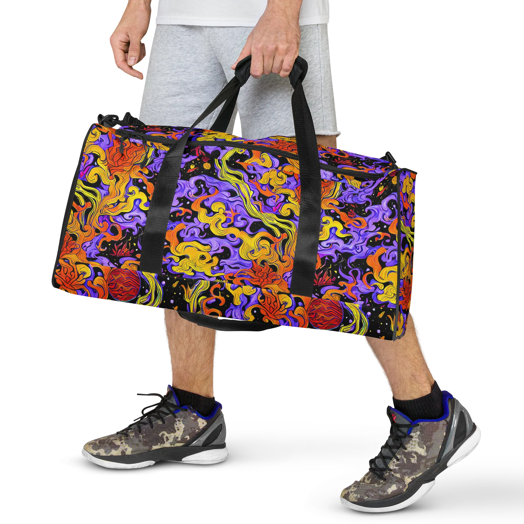 Bosschaert Swirl on Duffle Bag — Front