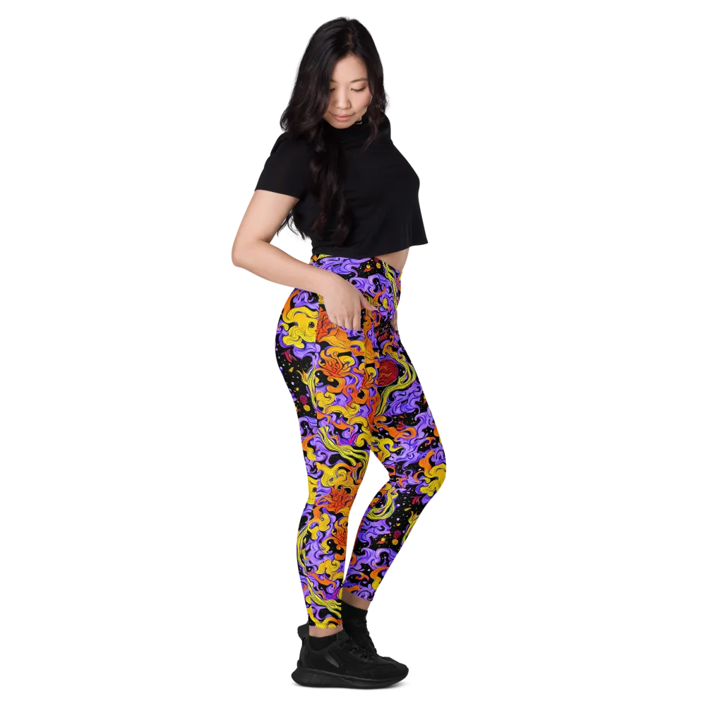 Bosschaert Swirl on Leggings with Pockets — Right