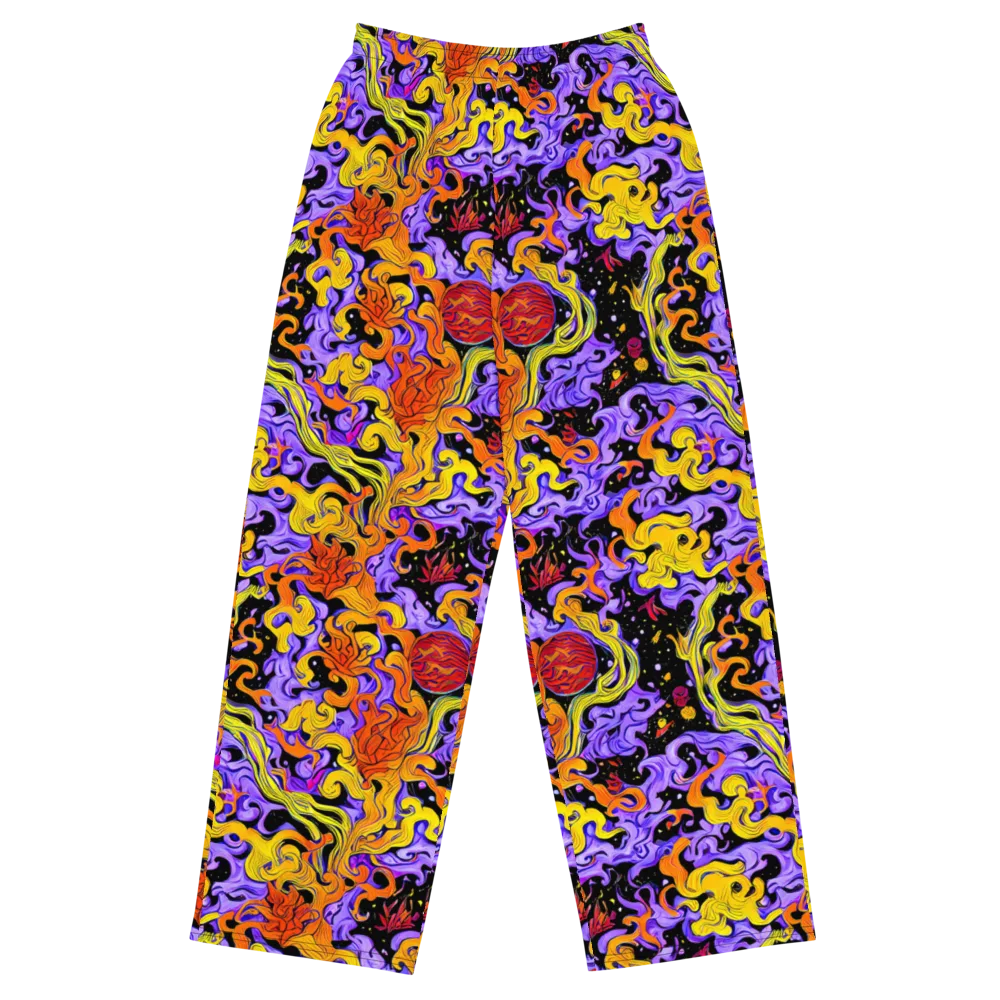 Bosschaert Swirl on Wide-Leg Pants — Front
