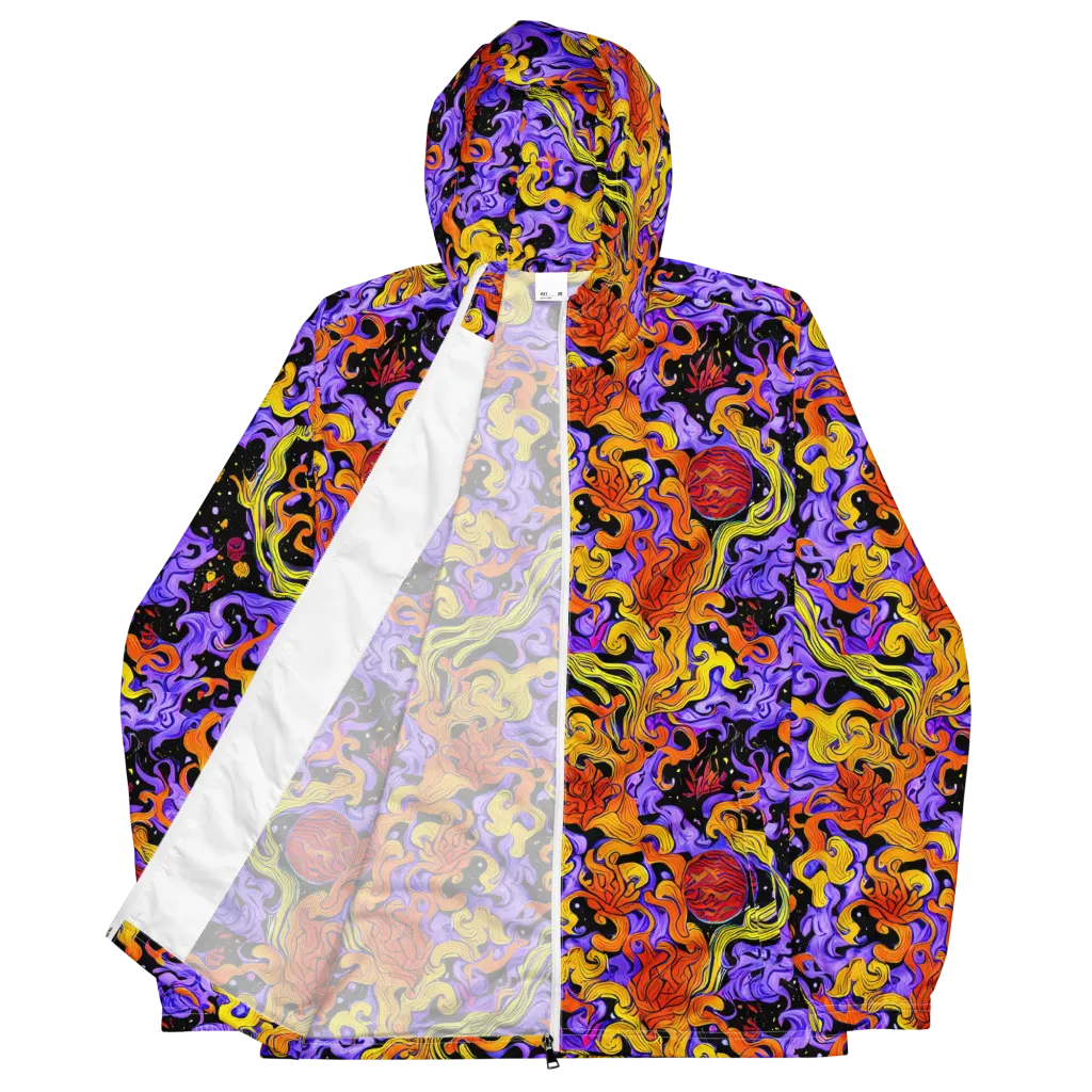Bosschaert Swirl on Men's Windbreaker — Front