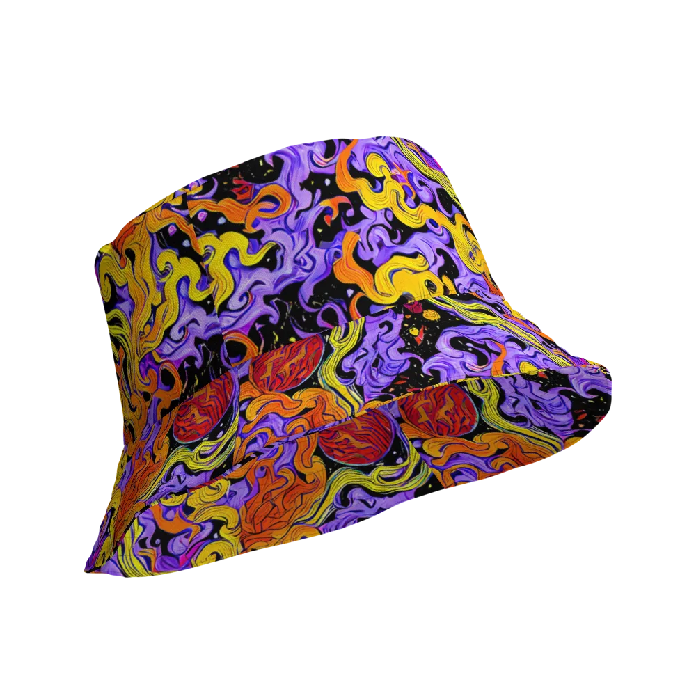 Bosschaert Swirl on Reversible Bucket Hat — Product details Outside