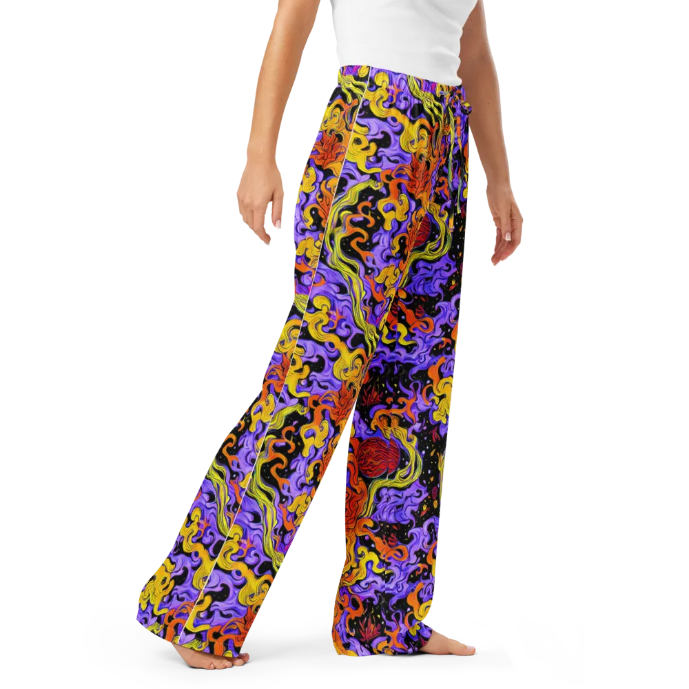 Bosschaert Swirl on Women's Pajama Pants — Right Front