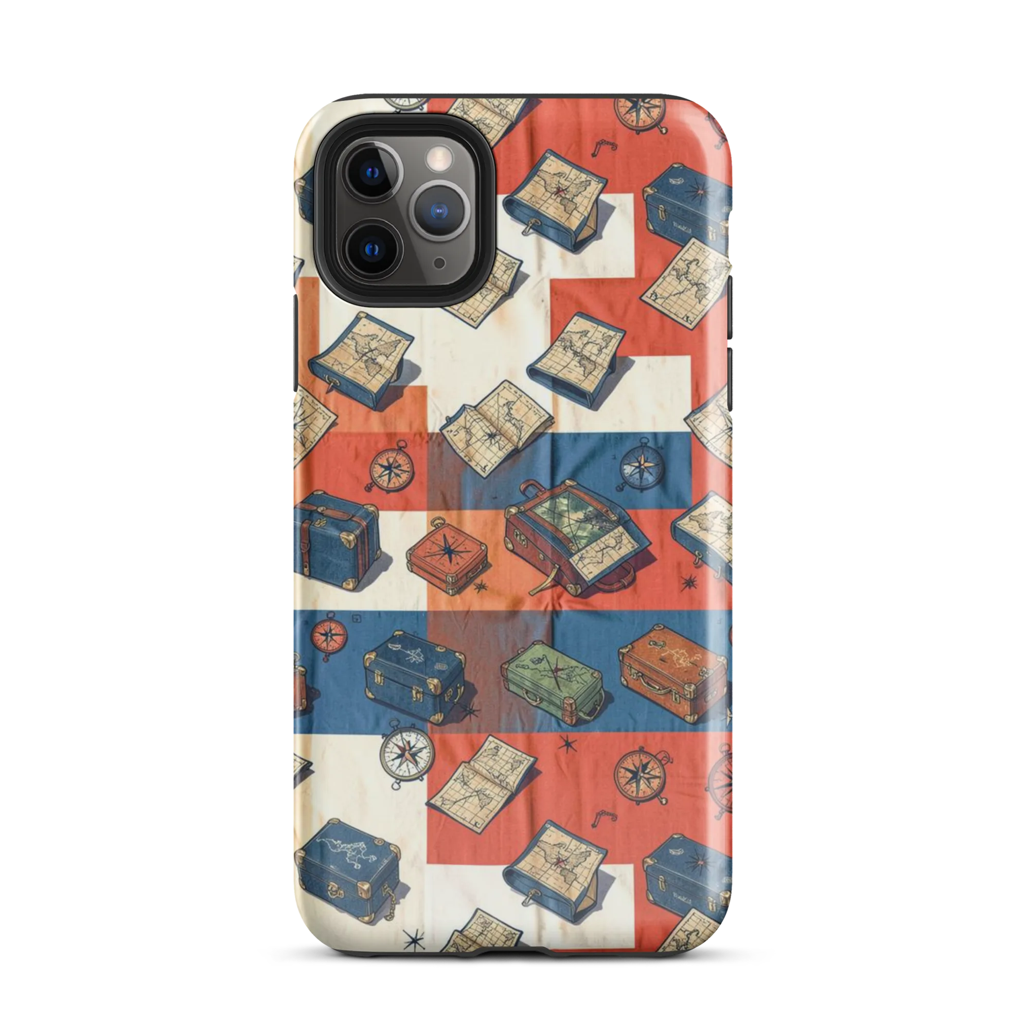 Roaming Atlas on Tough Case for iPhone® — Front