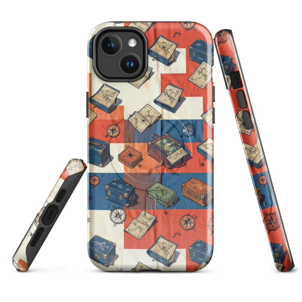 Roaming Atlas on MagSafe Tough Case for iPhone® — Front