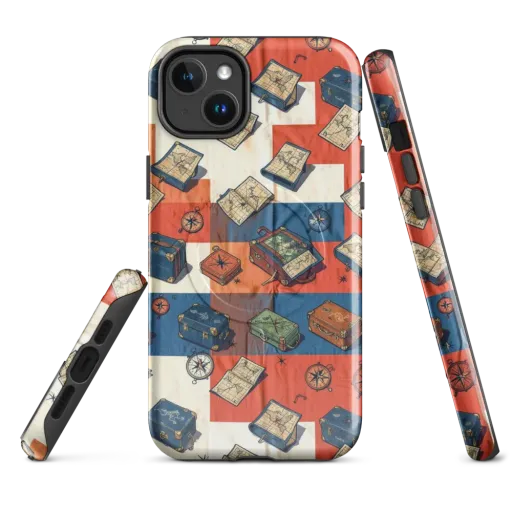 Roaming Atlas on a MagSafe Tough Case for iPhone®