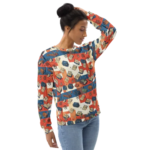 Roaming Atlas on a Sweatshirt