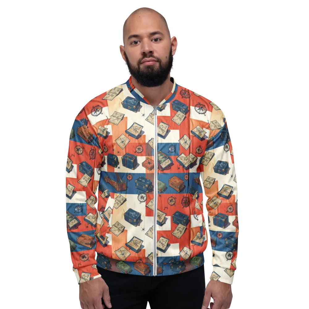 Roaming Atlas on Bomber Jacket — Front