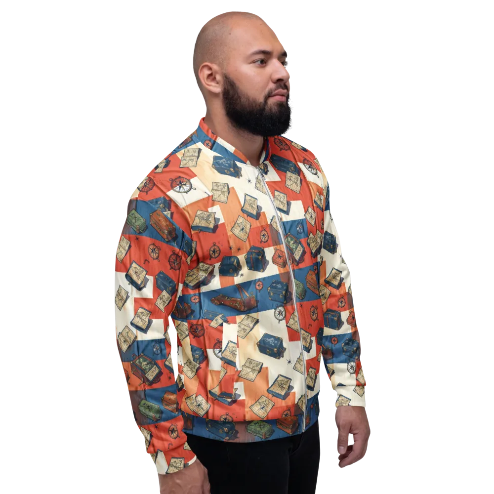 Roaming Atlas on Bomber Jacket — Right