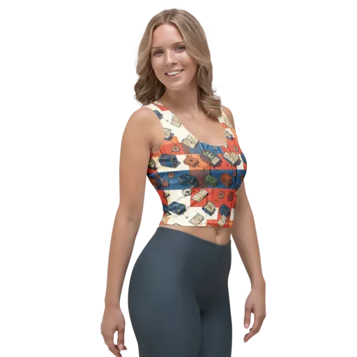 Roaming Atlas on a Crop Top