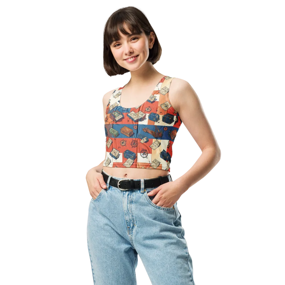 Roaming Atlas on Crop Top — Front