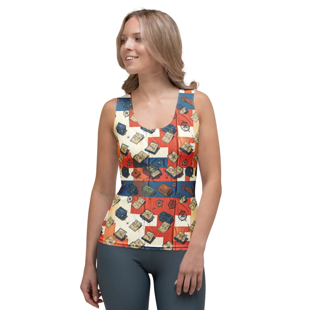 Roaming Atlas on Women's Tank Top — Front