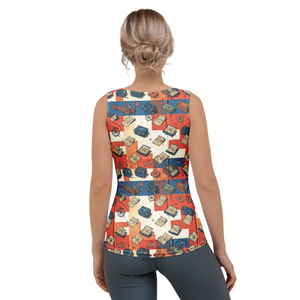 Roaming Atlas on Women's Tank Top — Back