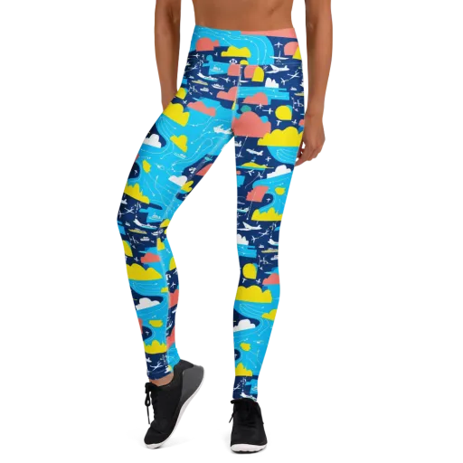 Skyway Harbor on a Yoga Leggings