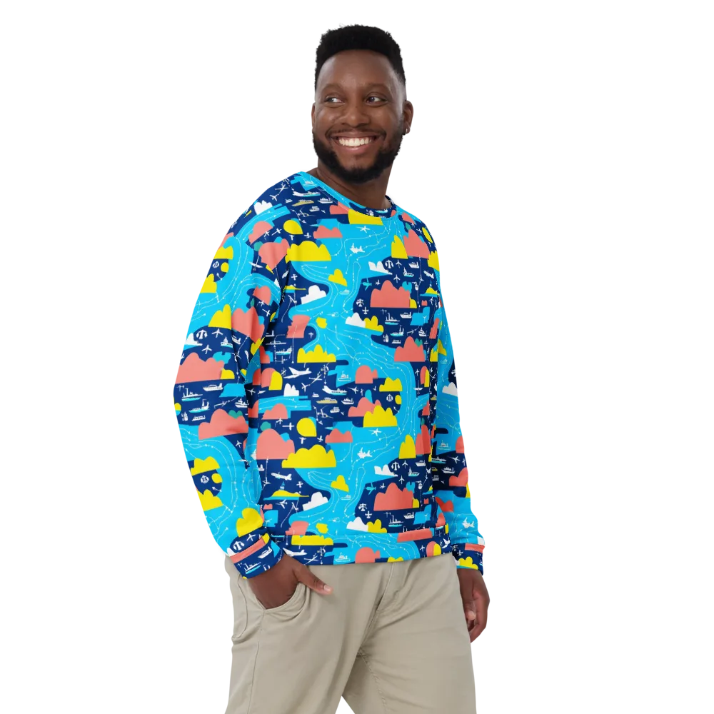 Skyway Harbor on Sweatshirt — Front