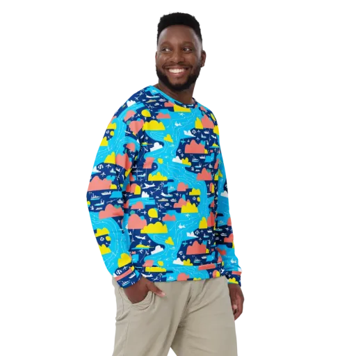 Skyway Harbor on a Sweatshirt