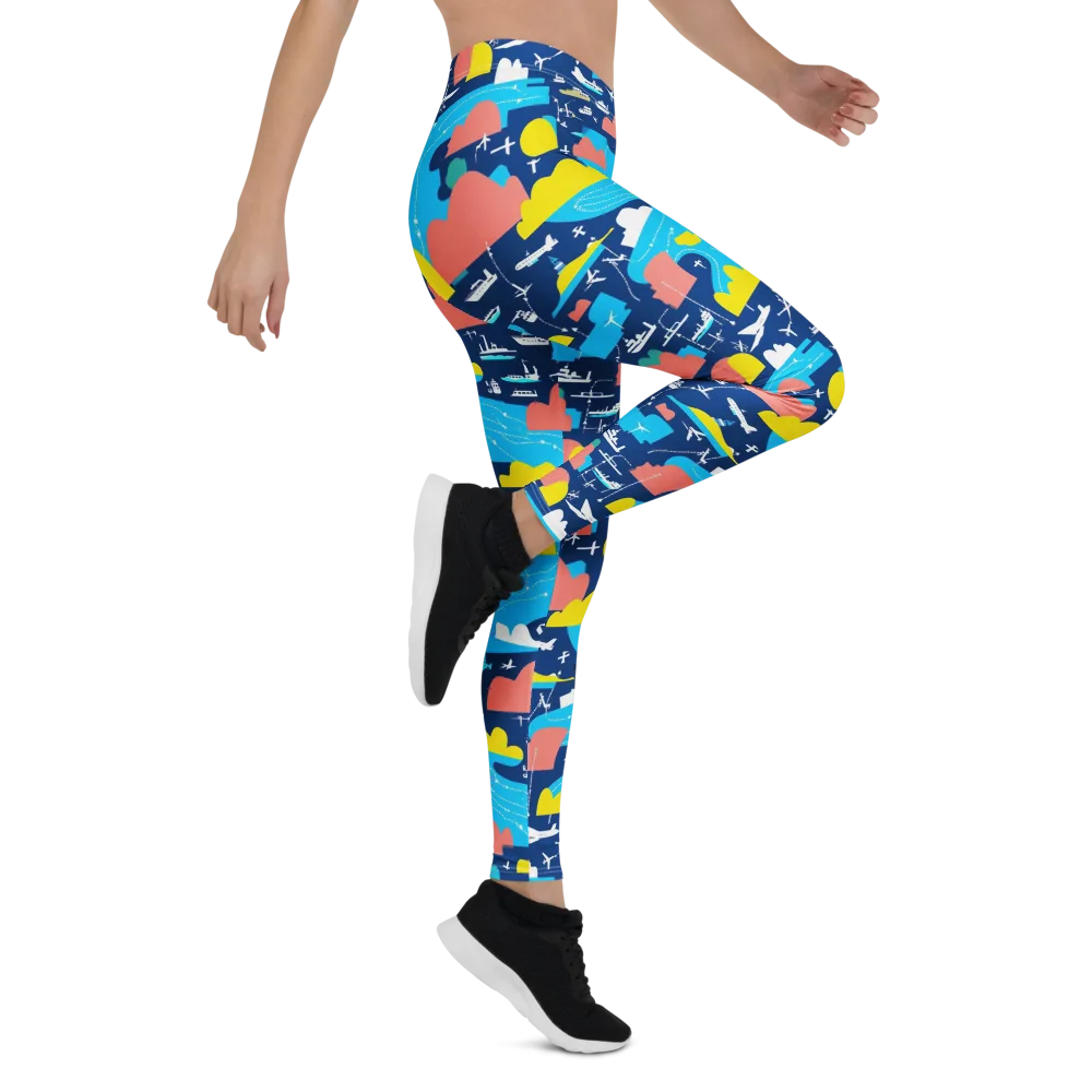 Skyway Harbor on Leggings — Right