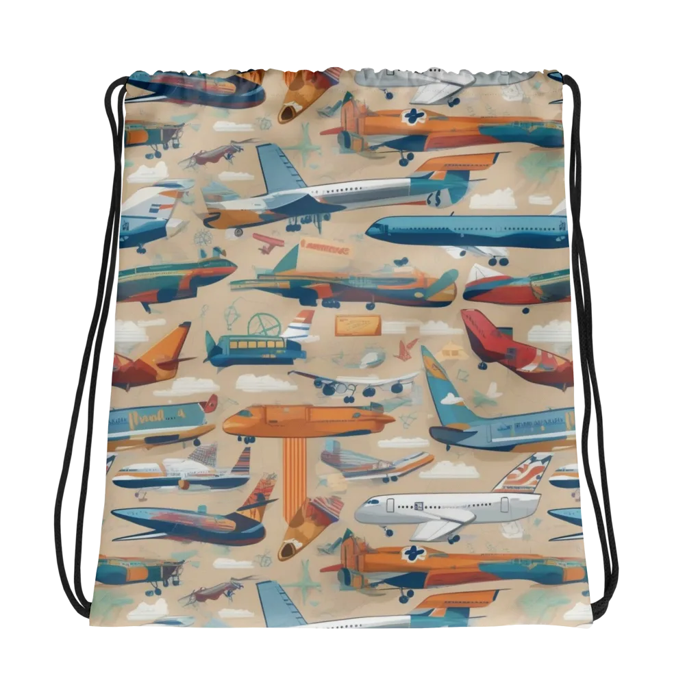 Jetstream Almanac on Drawstring Bag — Photo