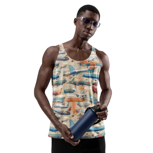 Jetstream Almanac on a Men's Tank Top
