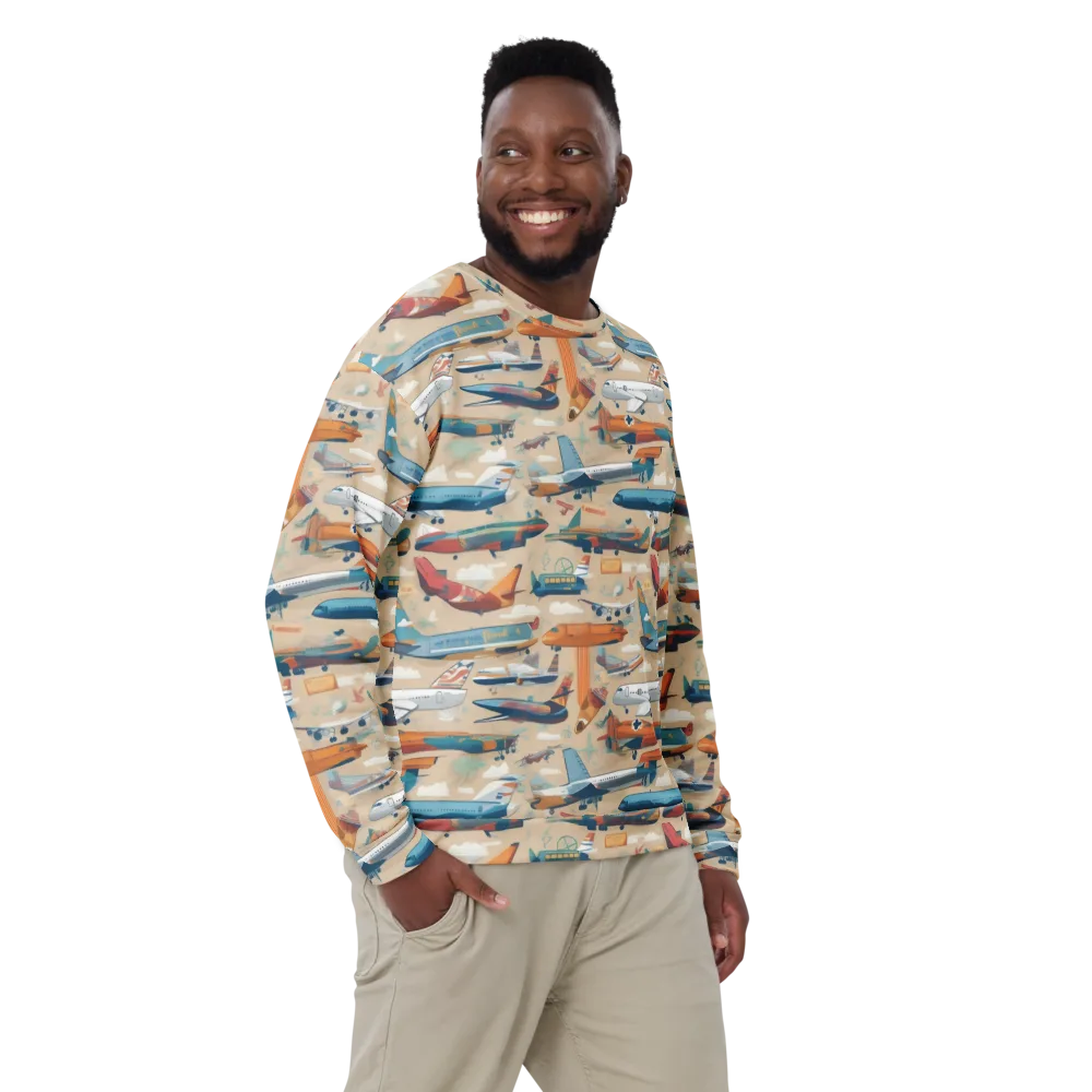 Jetstream Almanac on Sweatshirt — Front