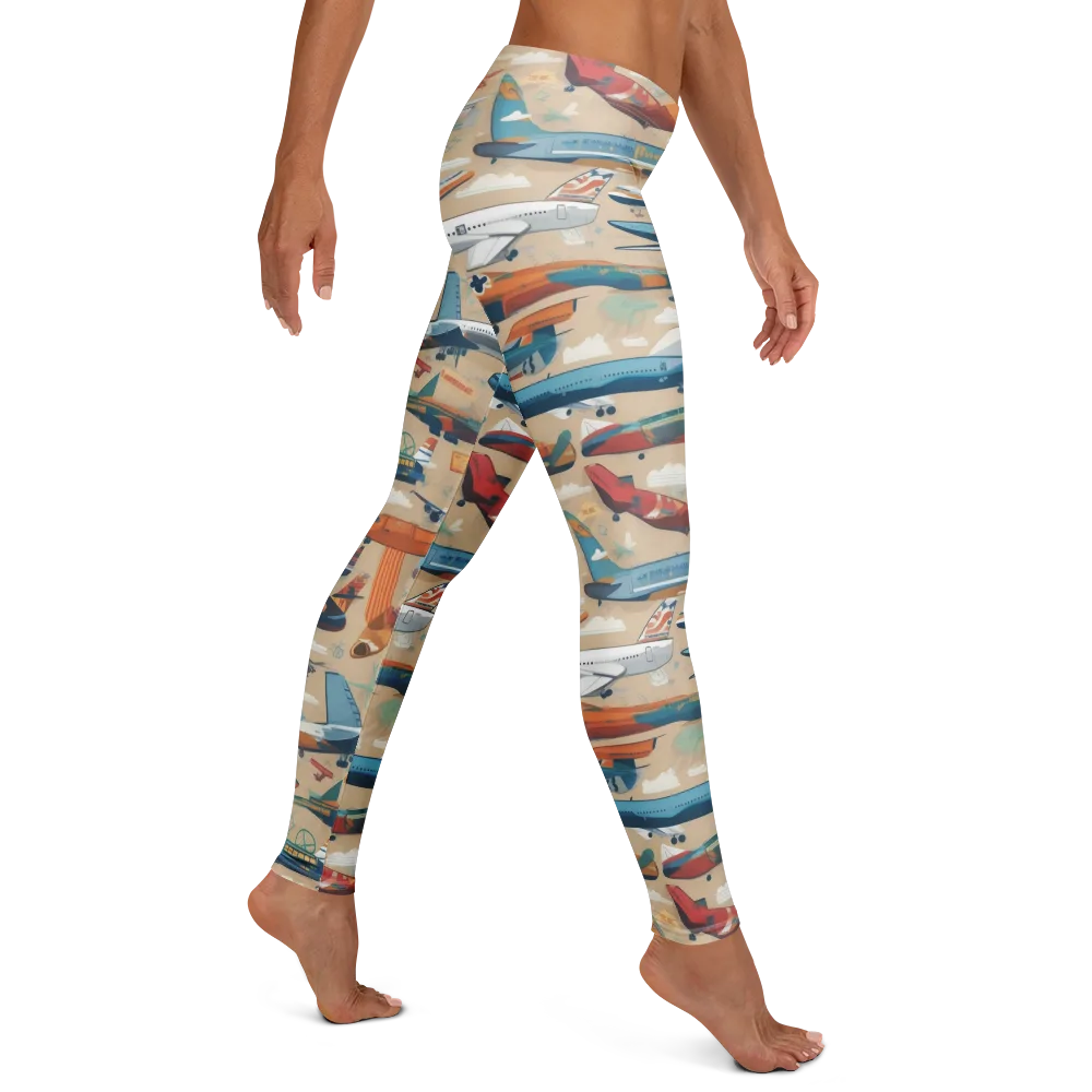 Jetstream Almanac on Leggings — Right