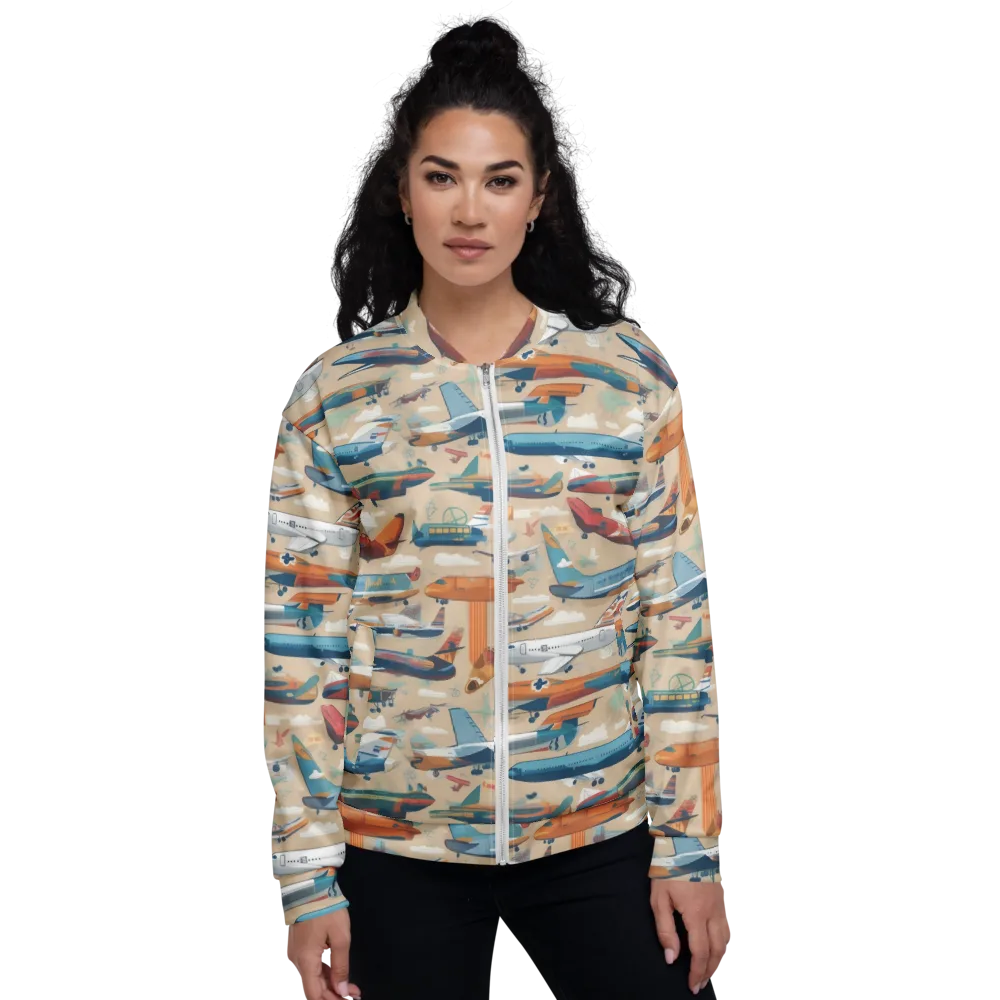 Jetstream Almanac on Bomber Jacket — Front