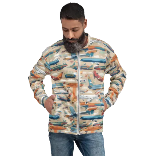 Jetstream Almanac on a Bomber Jacket