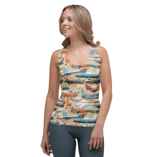 Jetstream Almanac on a Women's Tank Top