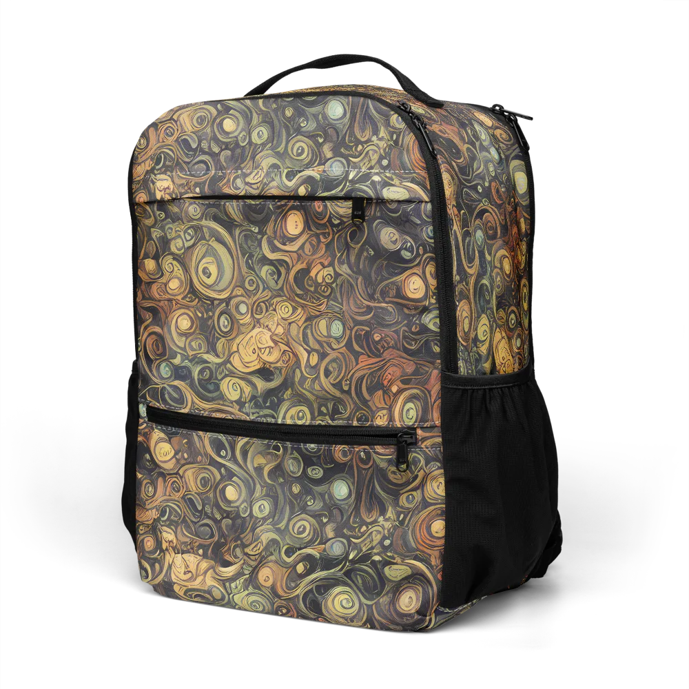 Amber Undertow on Utility Backpack — Left Front