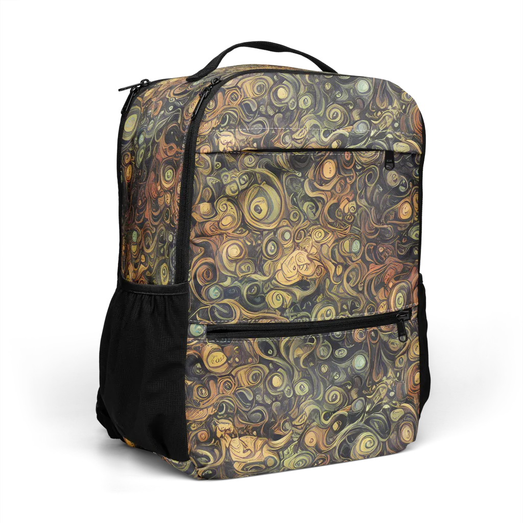 Amber Undertow on Utility Backpack — Right Front