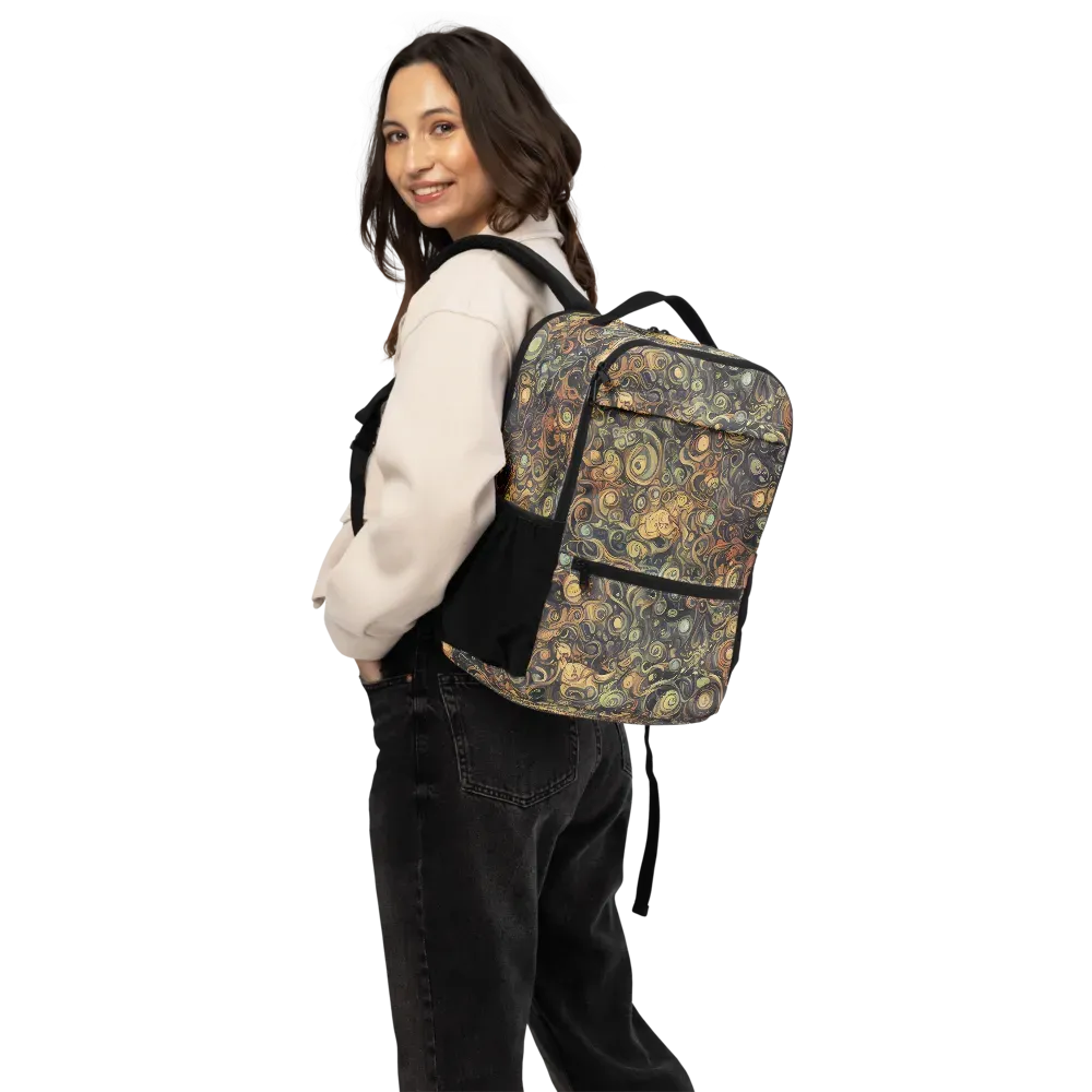 Amber Undertow on Utility Backpack — Back