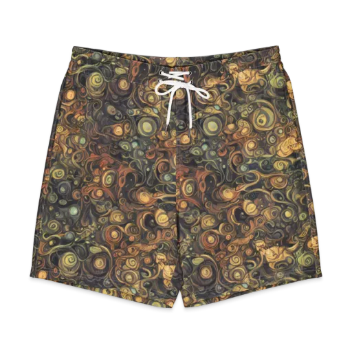Amber Undertow on a Men's Board Shorts