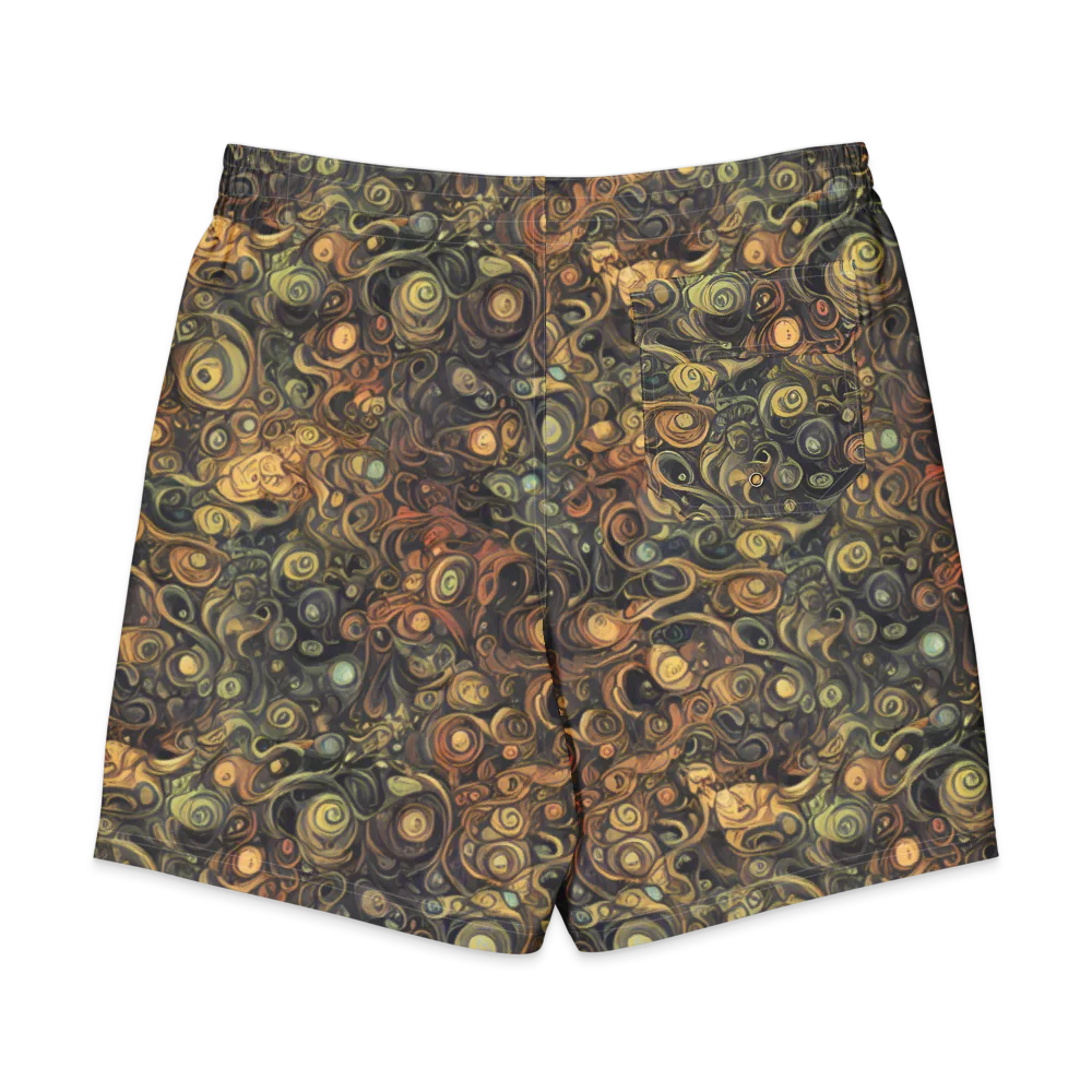 Amber Undertow on Men's Board Shorts — Back