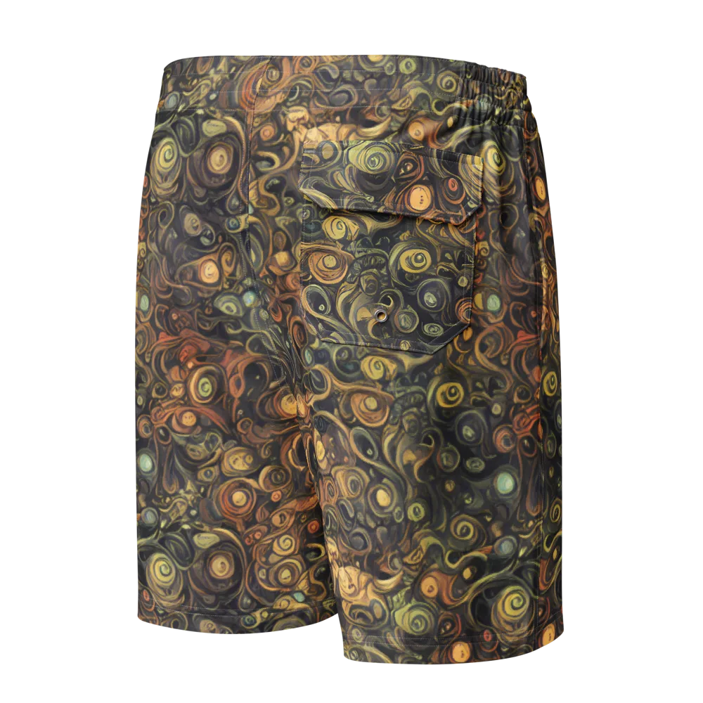Amber Undertow on Men's Board Shorts — Back