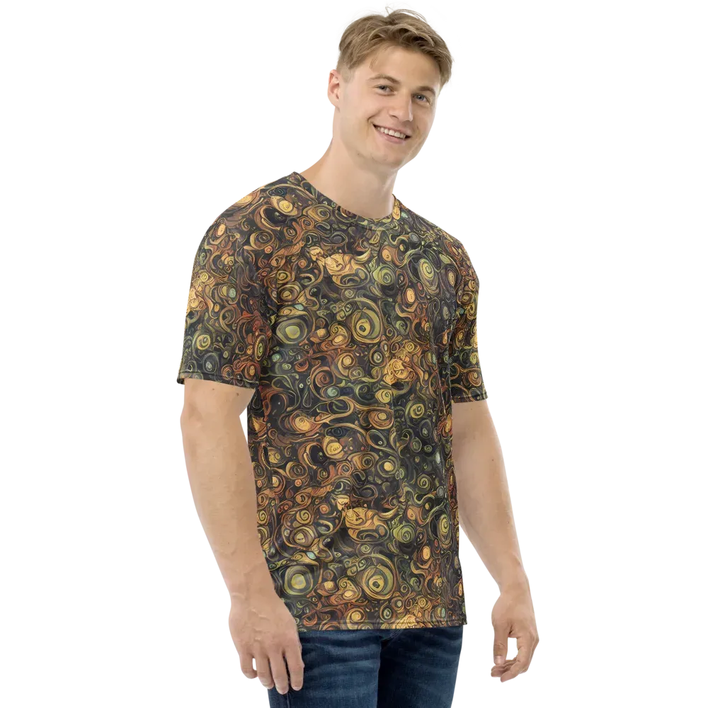 Amber Undertow on Men's Crew Neck T-Shirt — Right