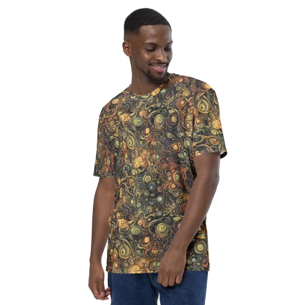 Amber Undertow on Men's Crew Neck T-Shirt — Left