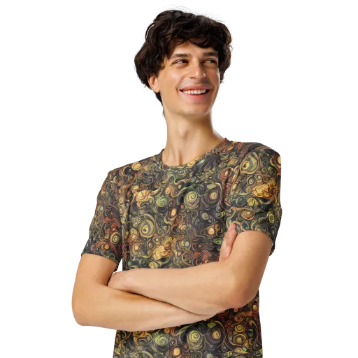 Amber Undertow on a Men's Crew Neck T-Shirt
