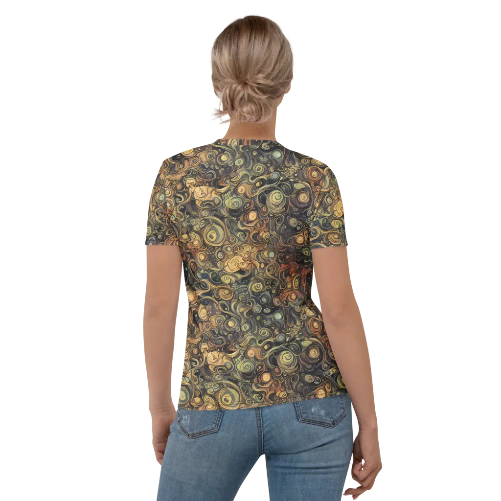 Amber Undertow on Women's Crew Neck T-Shirt — Back