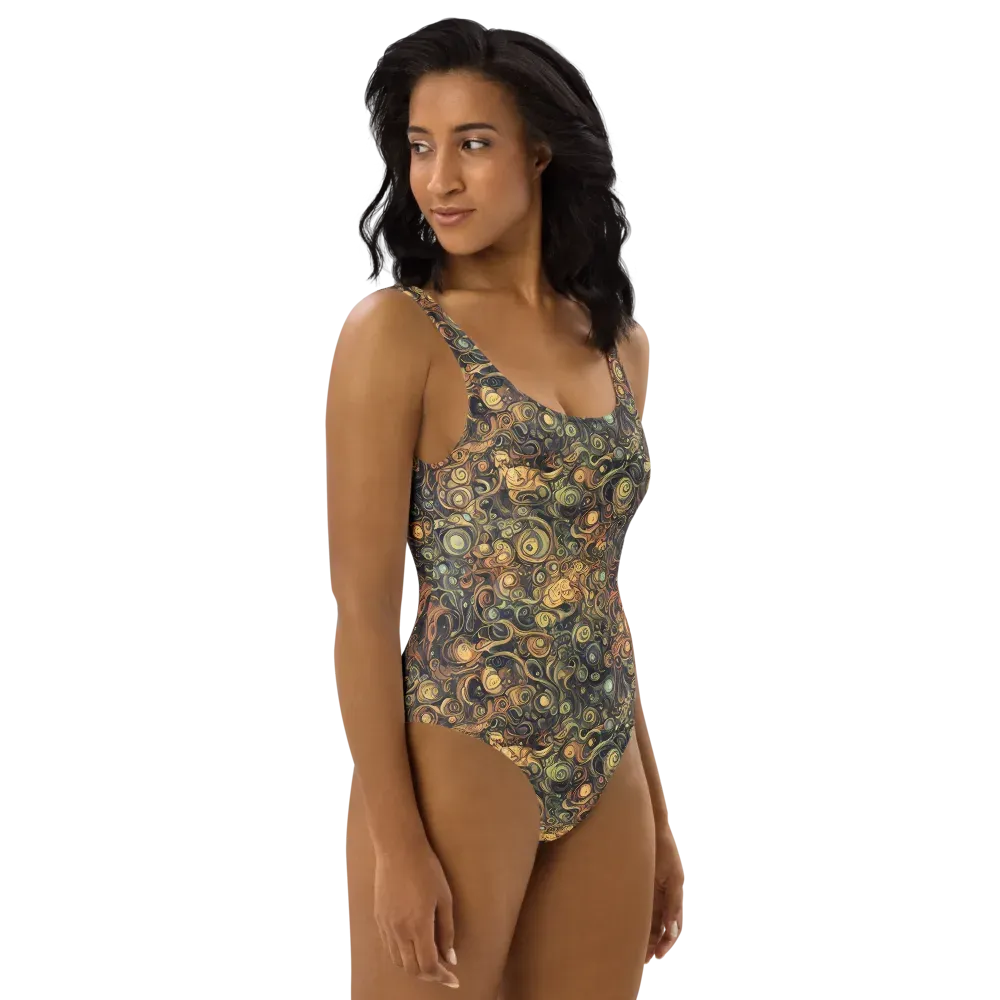 Amber Undertow on One-Piece Swimsuit — Right