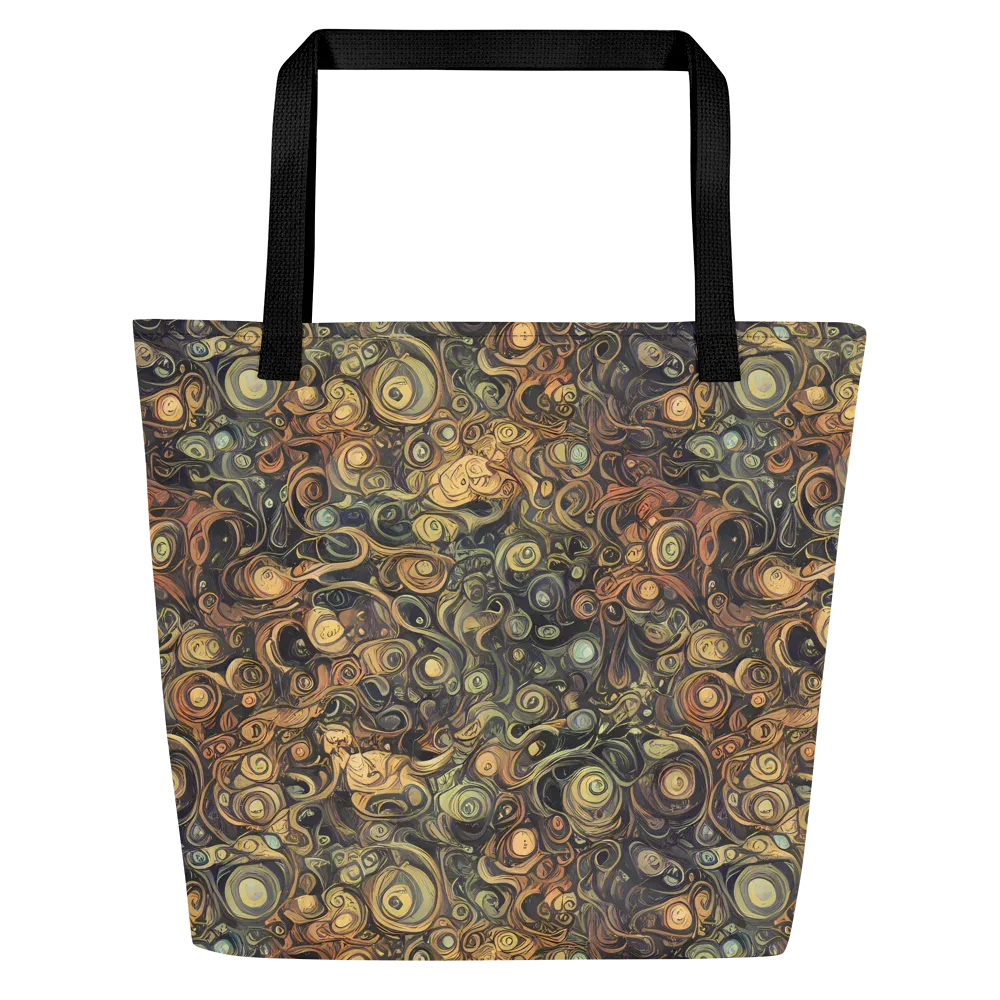 Amber Undertow on Large Tote Bag W/ Pocket — Front