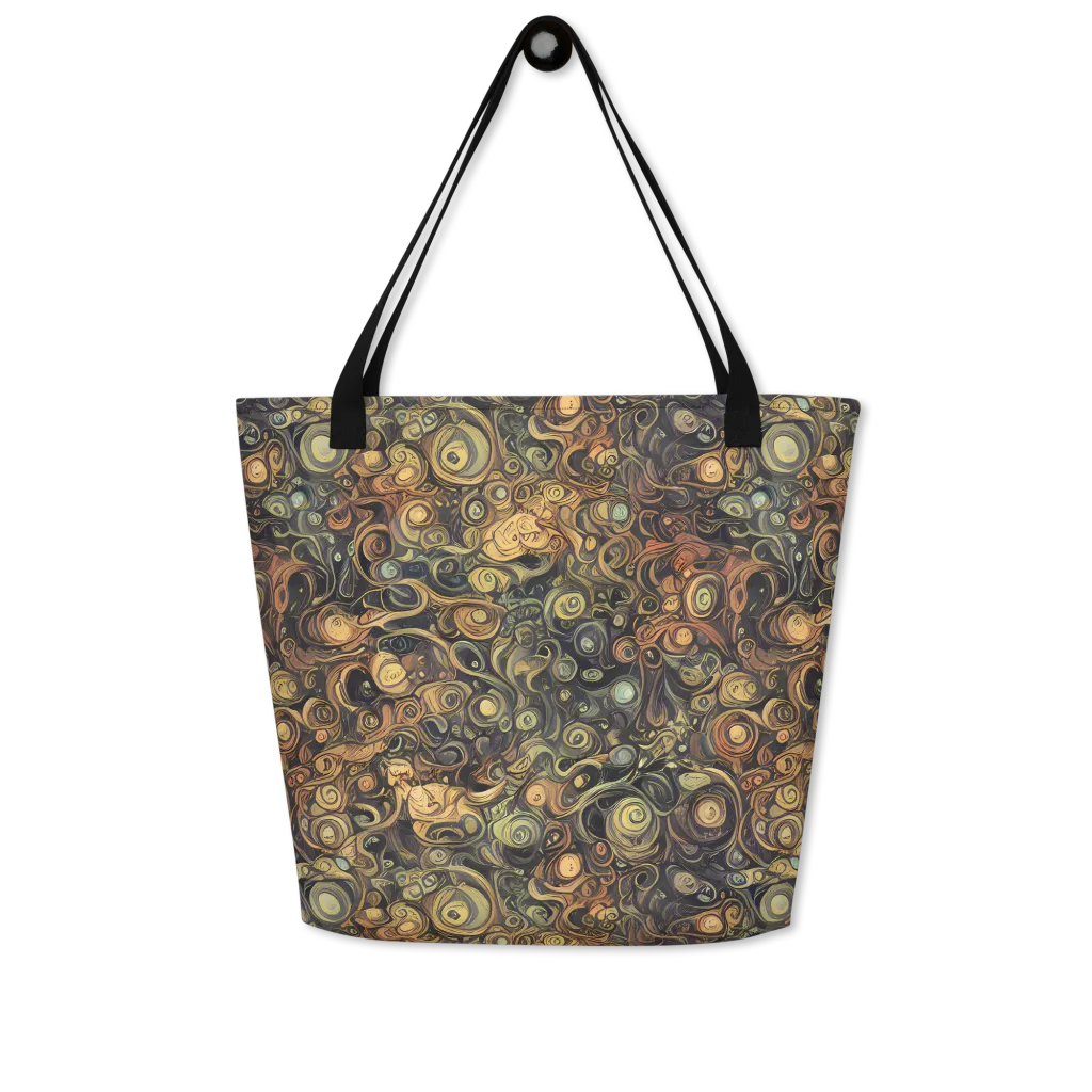 Amber Undertow on Large Tote Bag W/ Pocket — Front