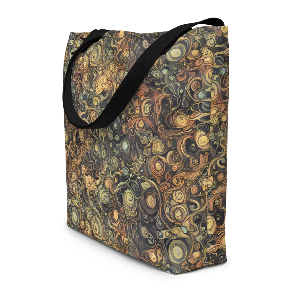 Amber Undertow on Large Tote Bag W/ Pocket — Front